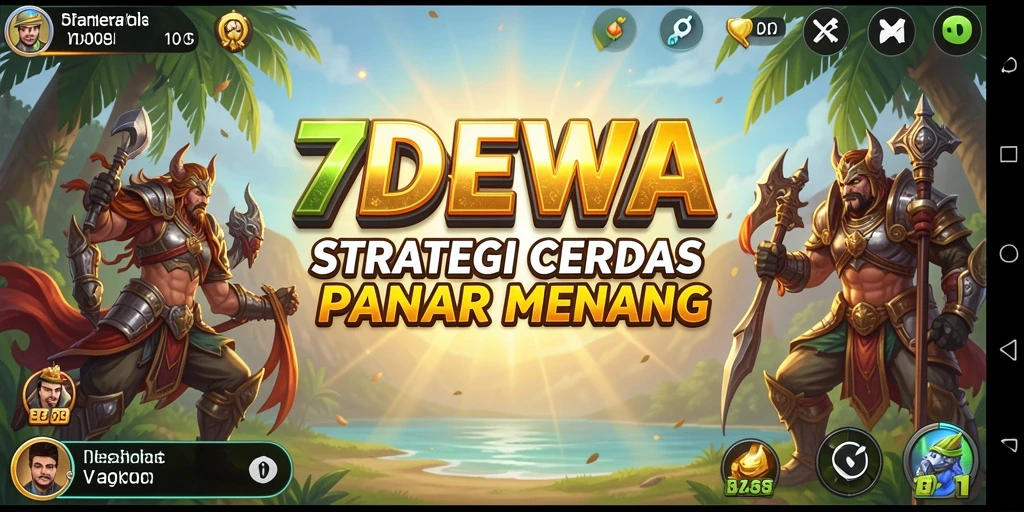 Tampilan gameplay strategi yang menantang di 7DEWA.