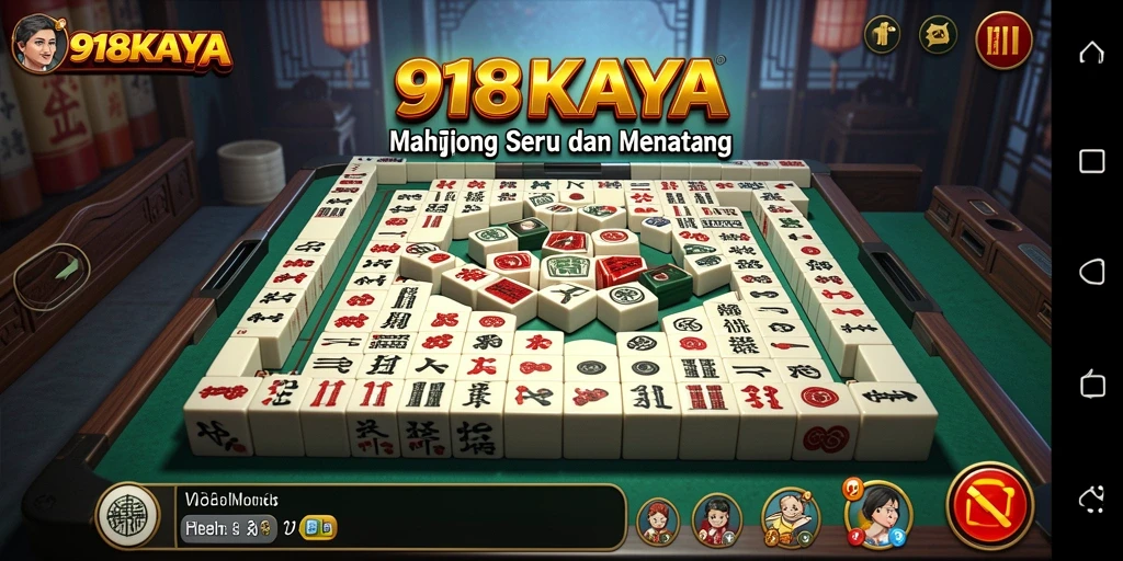Tampilan gameplay Mahjong yang menarik di 918KAYA.