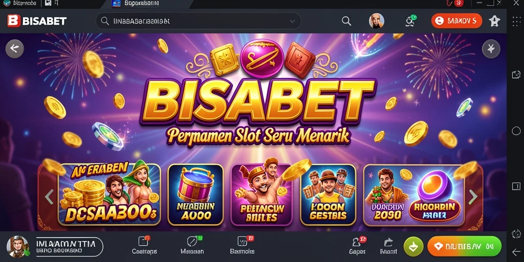 Tampilan gameplay Slot di BISABET yang memukau dan mengasyikkan.