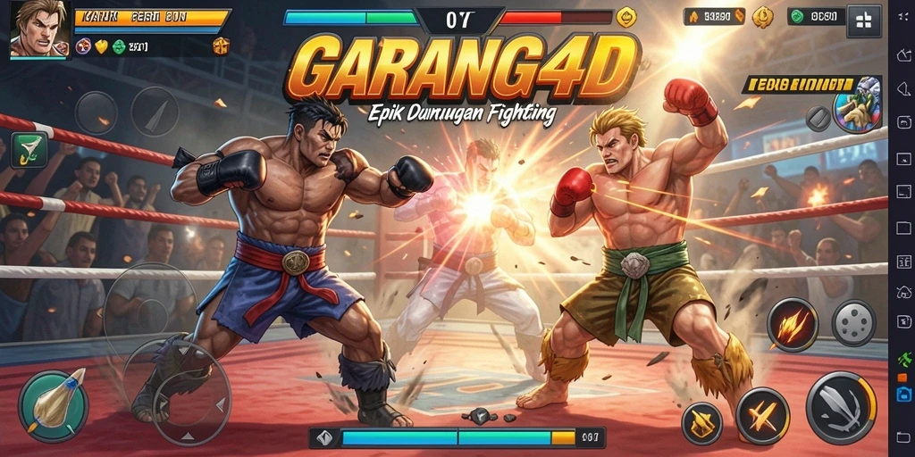 Gameplay menarik dalam pertarungan seru di GARANG4D.