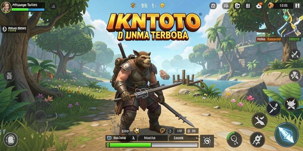 Tangkapan layar IKNTOTO menunjukkan eksplorasi dunia terbuka yang menakjubkan.