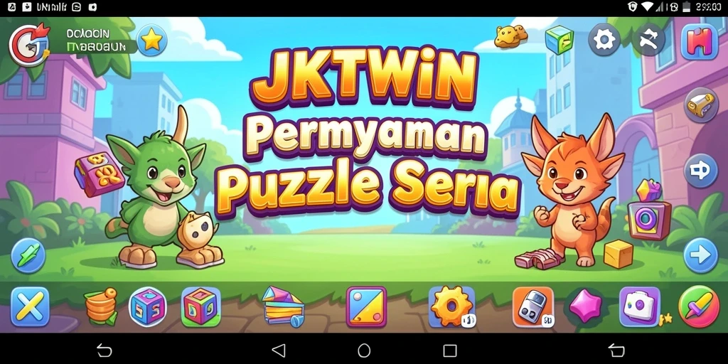 Tampilan gameplay JKTWIN yang penuh warna dan menarik.