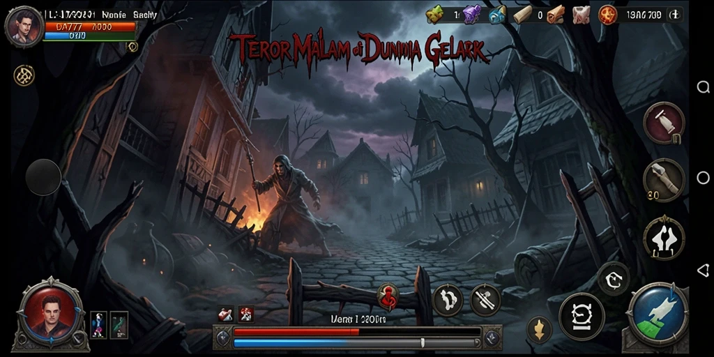 Screenshot gameplay LJO777 yang menegangkan dan menyeramkan.