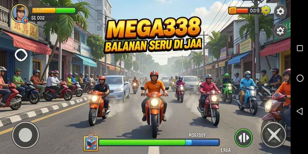 Tampilan utama gameplay MEGA338 yang seru dan mendebarkan.