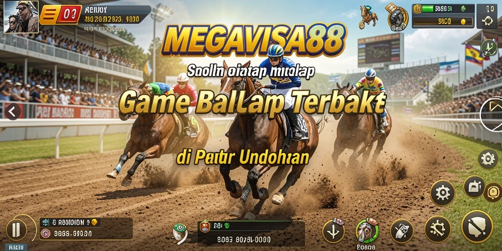 Tampilan menarik saat balapan di MEGAVISA88.