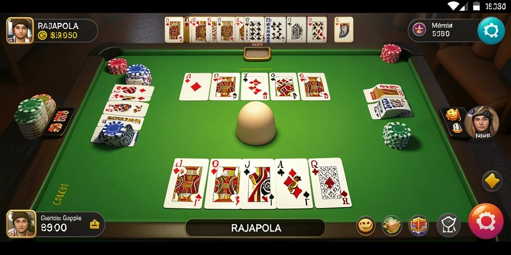Tampilan gameplay seru dan interaktif dalam RAJAPOLA.