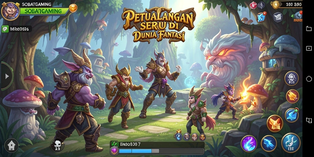 Tampilan gameplay SOBATGAMING yang penuh aksi dan petualangan.